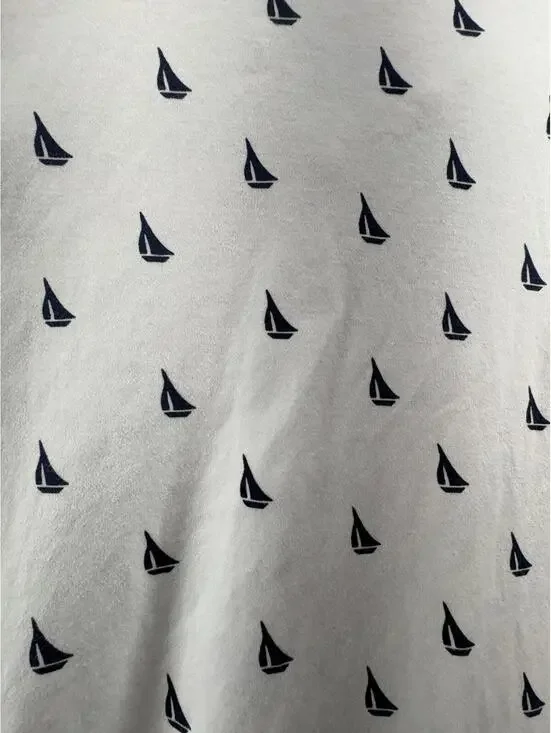 Polo Ralph Lauren AOP Sailboat Nautical Polo Shirt White Mens XL - Picture 4 of 4